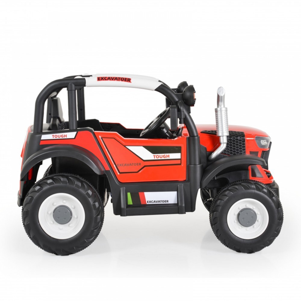 Ηλεκτροκίνητo Τρακτέρ 12V Moni Harvest Red