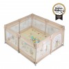 Πάρκο Ορθογώνιο Moni GameZone Με Αξεσουάρ Beige (120x120cm)