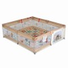 Πάρκο Ορθογώνιο Moni GameZone 180x200 με Χαλάκι & 60 μπαλάκια Beige