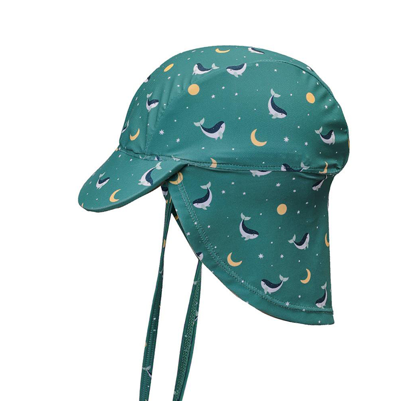 Αντηλιακό Καπέλο Monnëka Teal Whale UPF50+ (1-2 ετών)