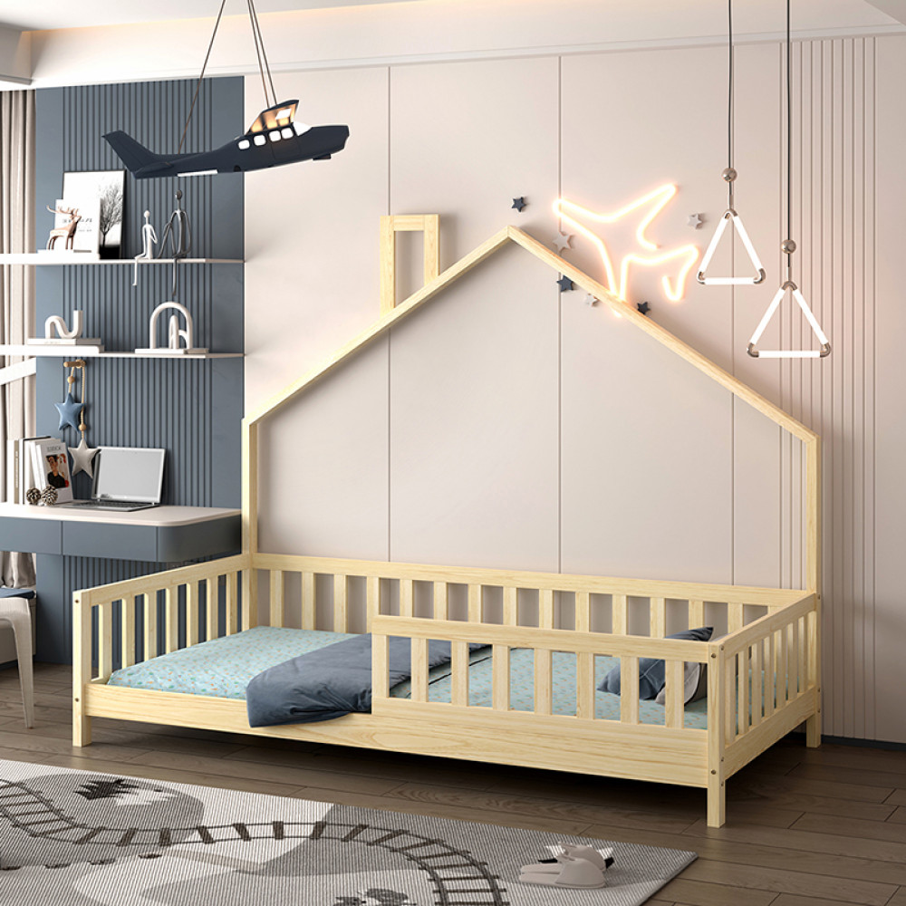 Κρεβάτι Montessori 90x190 Houser Natural