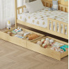 Κρεβάτι με Συρτάρια Montessori 90x190 Phyllis Natural