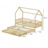 Κρεβάτι Montessori Phyllis 3in1 Natural