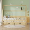 Κρεβάτι Montessori Phyllis 3in1 Natural