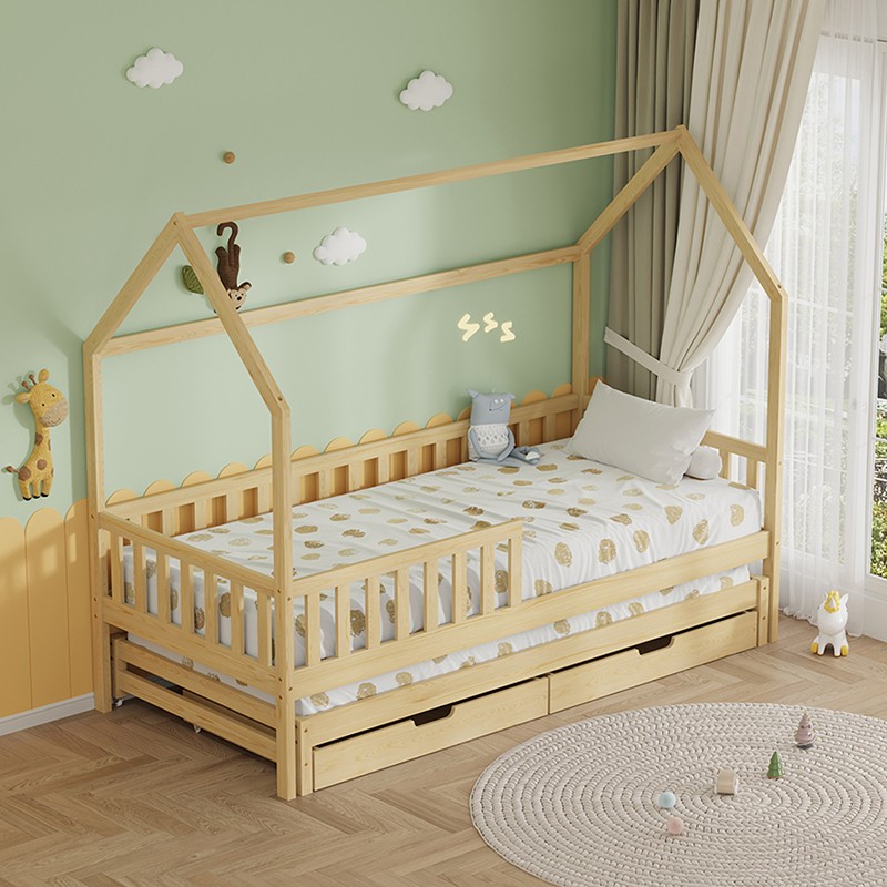Κρεβάτι Montessori Phyllis 3in1 Natural