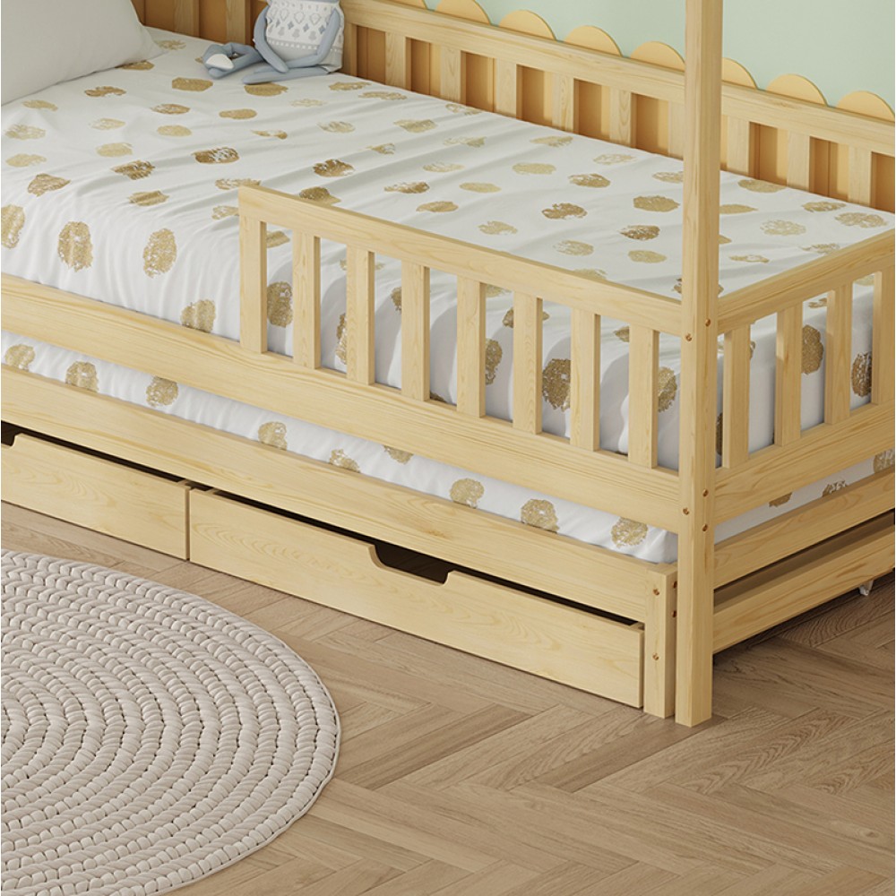 Κρεβάτι Montessori Phyllis 3in1 Natural