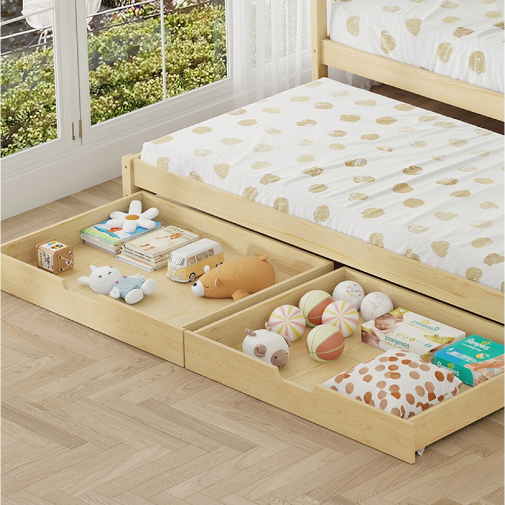 Κρεβάτι Montessori Phyllis 3in1 Natural