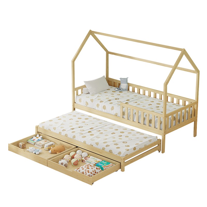 Κρεβάτι Montessori Phyllis 3in1 Natural