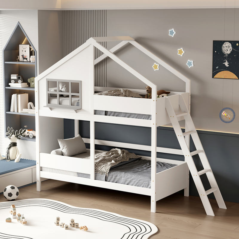 Κουκέτα Montessori HomeMarkt 90x190 Combo White