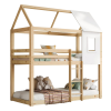 Κουκέτα Montessori HomeMarkt 90x190 Hood Natural Κουκέτα Montessori HomeMarkt 90x190 Hood Natural
