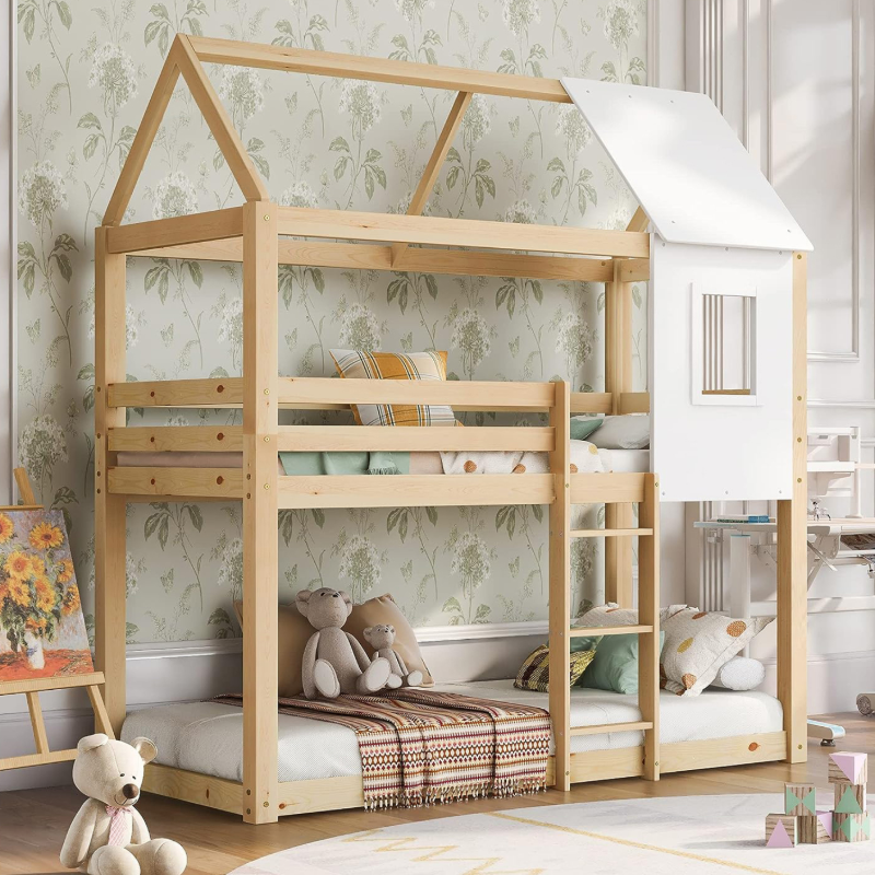 Κουκέτα Montessori HomeMarkt 90x190 Hood Natural