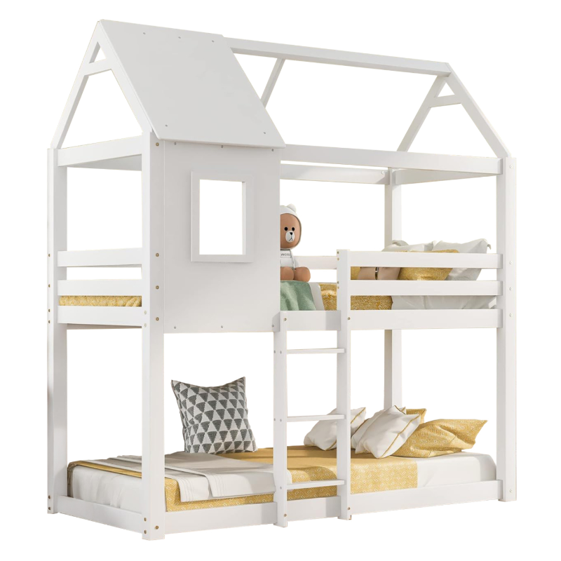 Κουκέτα Montessori HomeMarkt 90x190 Hood White