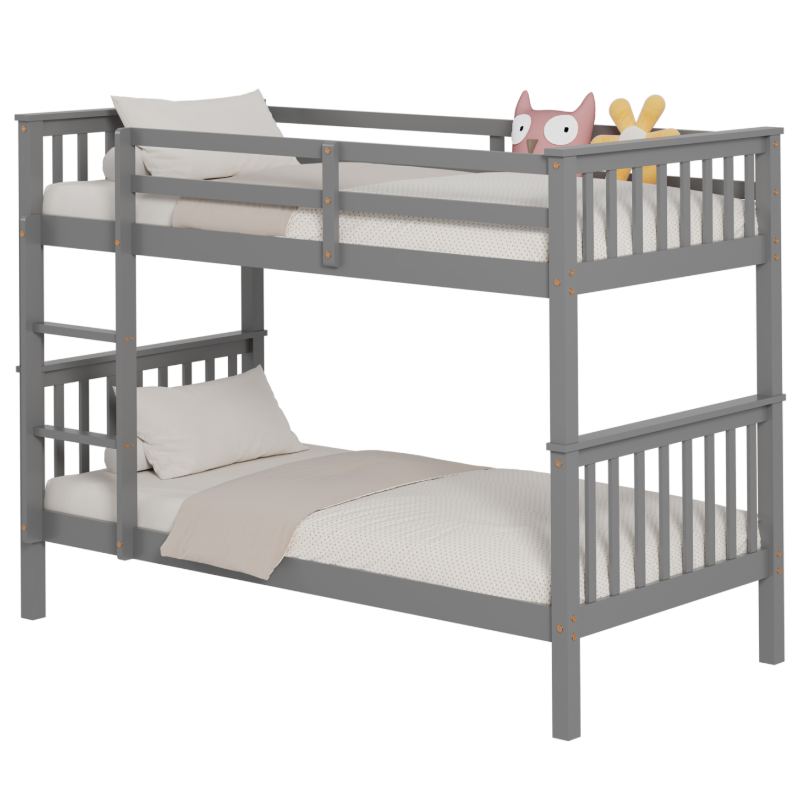 Κουκέτα Montessori HomeMarkt 90x190 Lantai Grey
