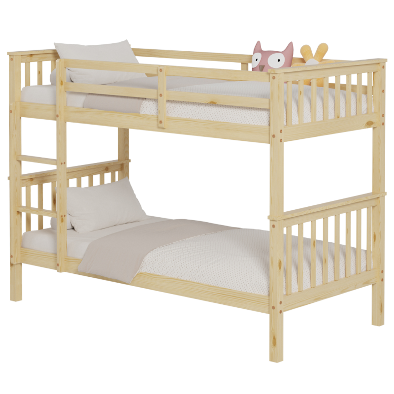 Κουκέτα Montessori HomeMarkt 90x190 Lantai Natural