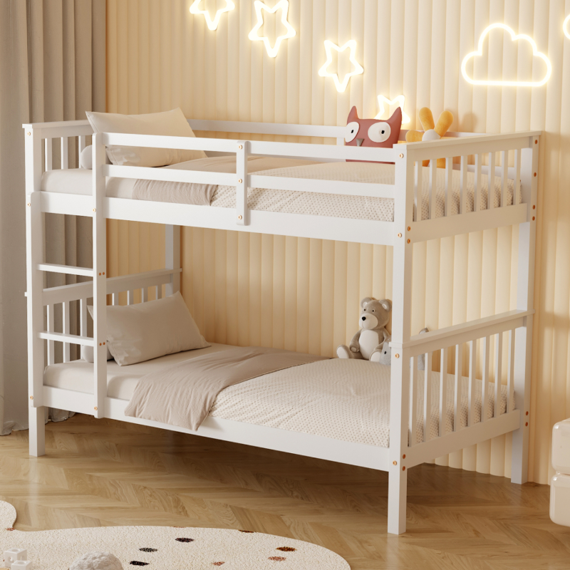Κουκέτα Montessori HomeMarkt 90x190 Lantai White