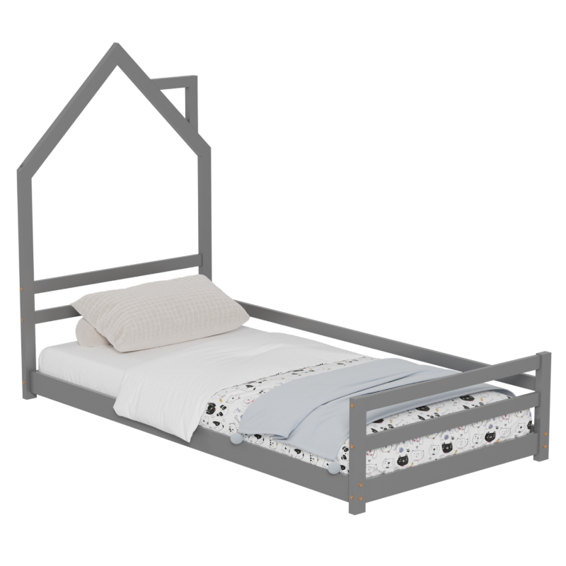 Κρεβάτι Montessori HomeMarkt 90x190 Houser Grey