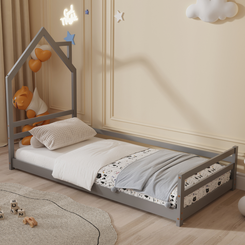 Κρεβάτι Montessori HomeMarkt 90x190 Houser Grey