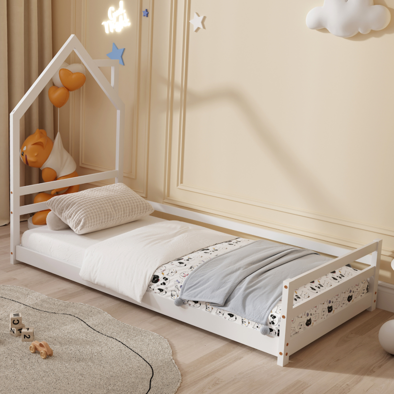Κρεβάτι Montessori HomeMarkt 90x190 Houser White