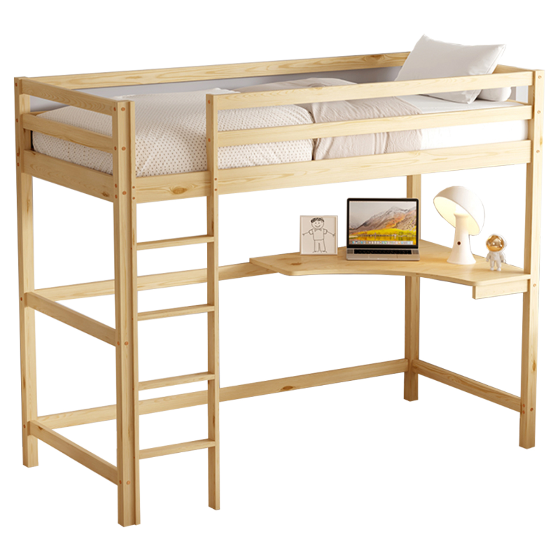 Κρεβάτι Montessori με Γραφείο HomeMarkt 90x190 Akron Natural