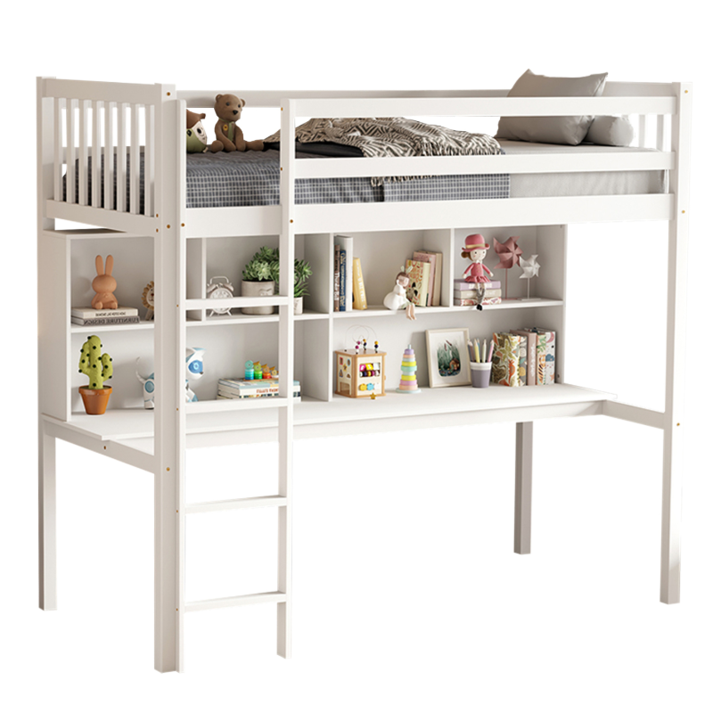Κρεβάτι Montessori με Γραφείο HomeMarkt 90x190 Libro White