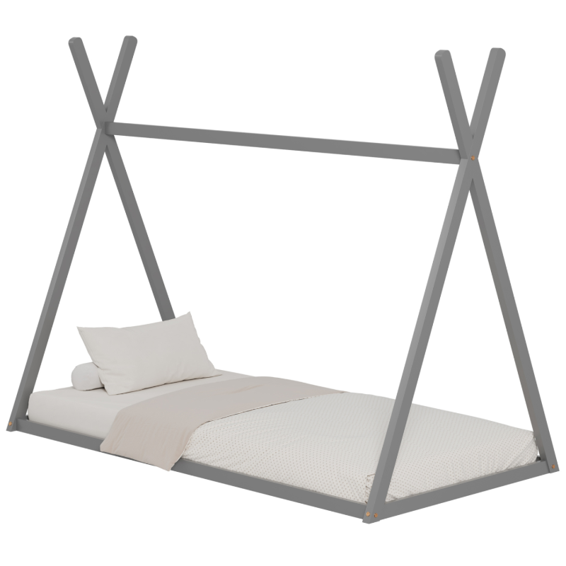 Κρεβάτι Montessori 90x190 Munk Grey 