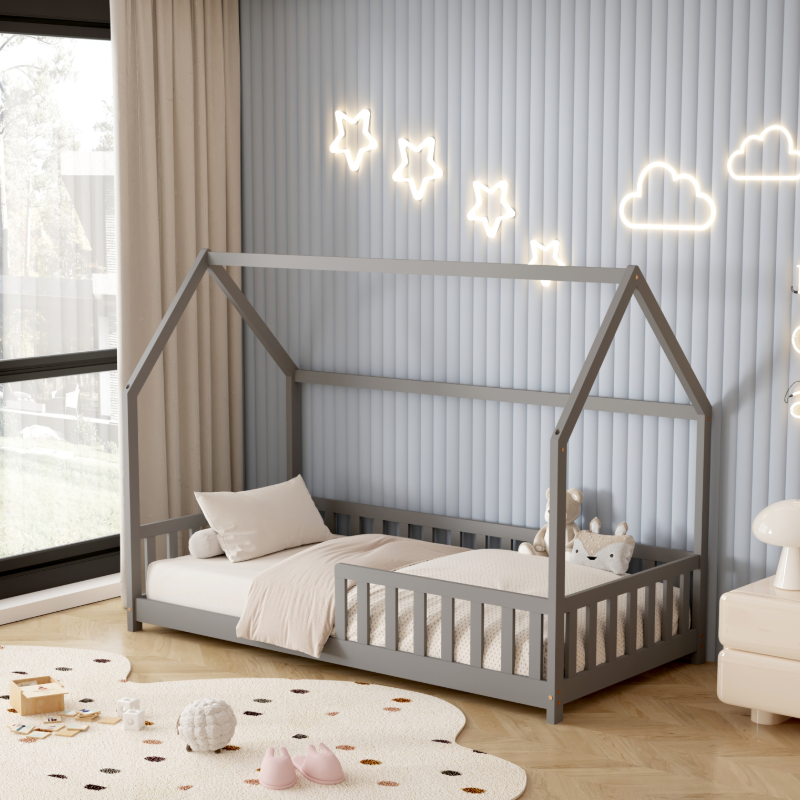 Κρεβάτι Montessori HomeMarkt 90x190 Phyllis Grey