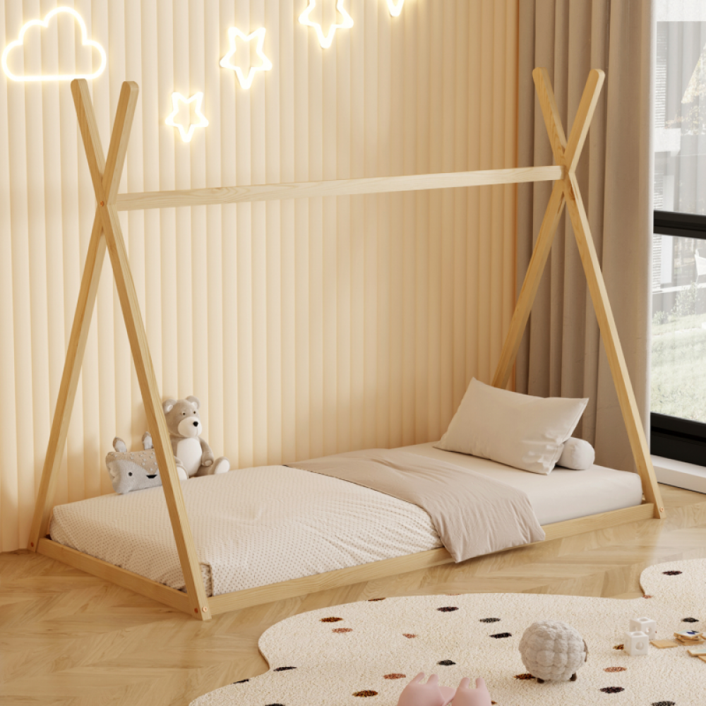 Κρεβάτι Montessori 90x190 Munk Natural Κρεβάτι Montessori 90x190 Munk Natural