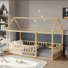 Κρεβάτι Montessori με Κάγκελο 90x190 Houser Natural