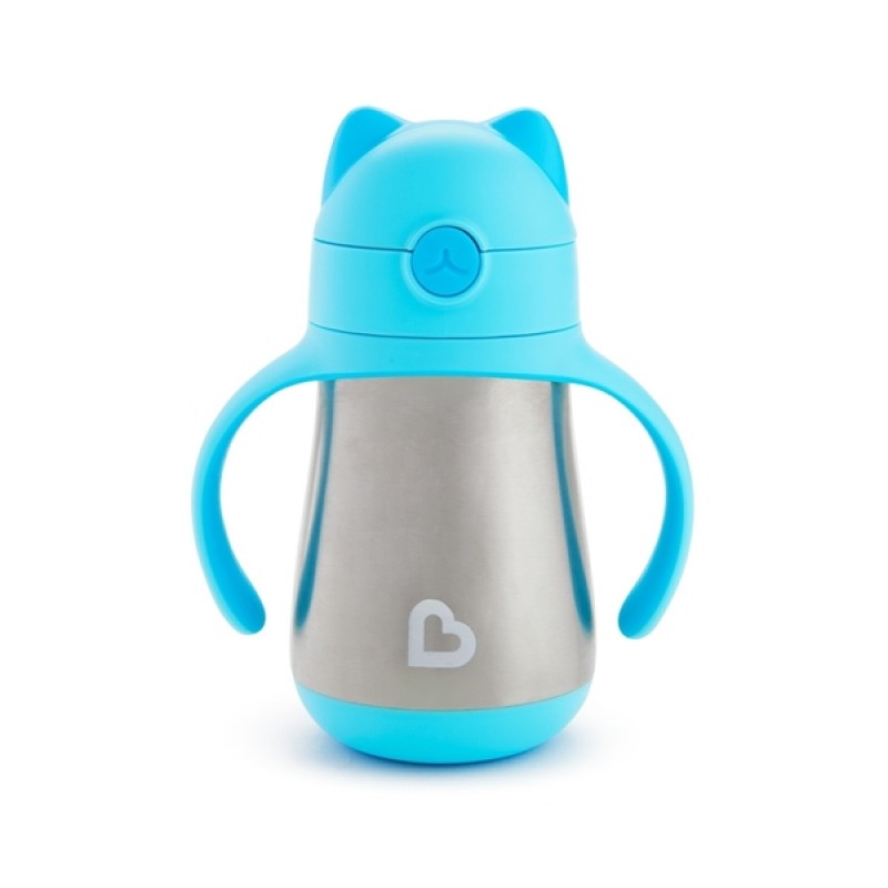 Θερμός Μπουκάλι Ανοξείδωτο Munchkin 237ml Cool Cat Blue