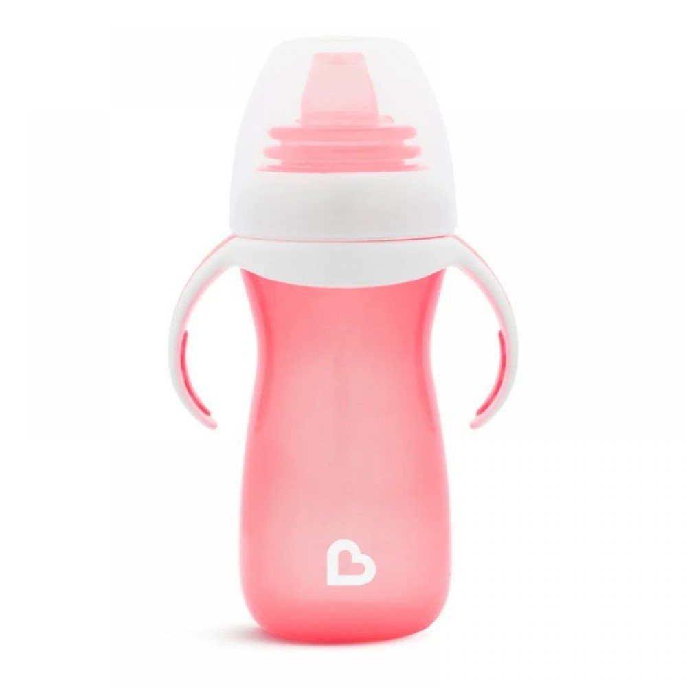 Εκπαιδευτικό Κύπελλο με Λαβές Munchkin Gentle Cup Pink 300ml Εκπαιδευτικό Κύπελλο με Λαβές Munchkin Gentle Cup Pink 300ml