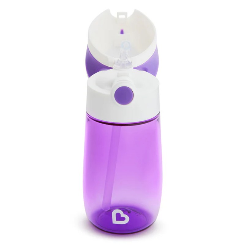 Παγουρίνο με καλαμάκι Munchkin Flip & Go 355ml Purple