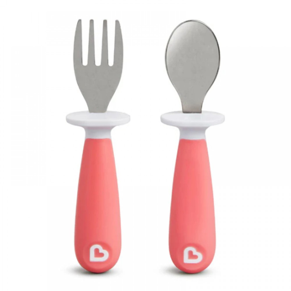 Σετ Μαχαιροπίρουνο Munchkin Raise Toddler Pink