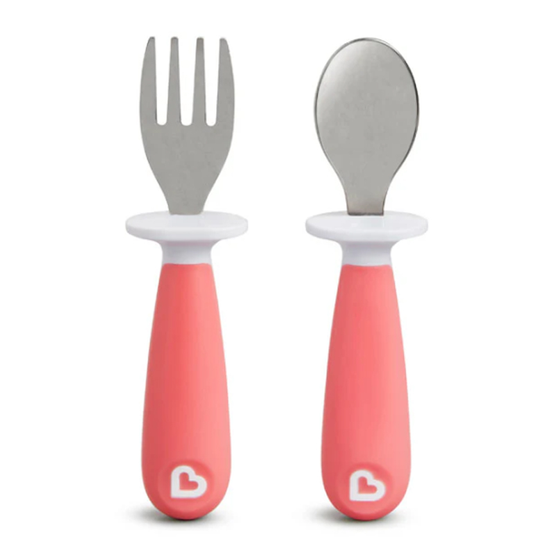 Σετ Μαχαιροπίρουνο Munchkin Raise Toddler Pink