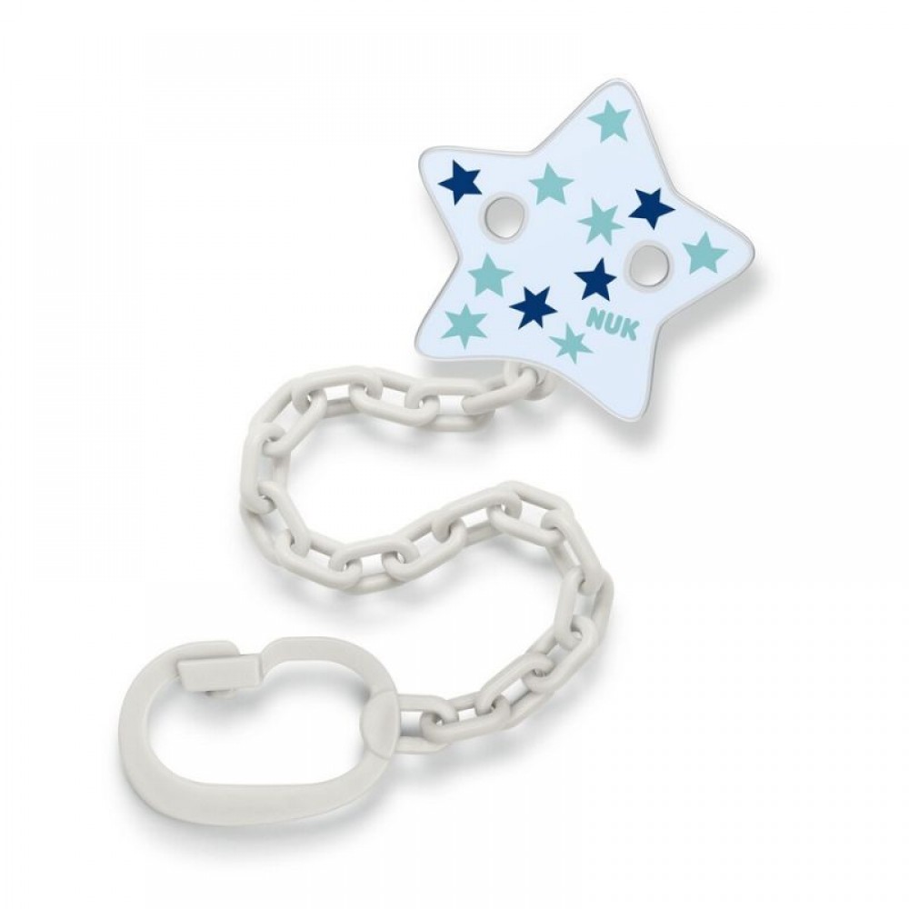 Αλυσίδα Πιπίλας Nuk Blue Stars Αλυσίδα Πιπίλας Nuk Blue Stars