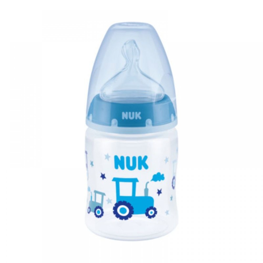 Πλαστικό Μπιμπερό Nuk 120ml Blue Cars Πλαστικό Μπιμπερό Nuk 120ml Blue Cars