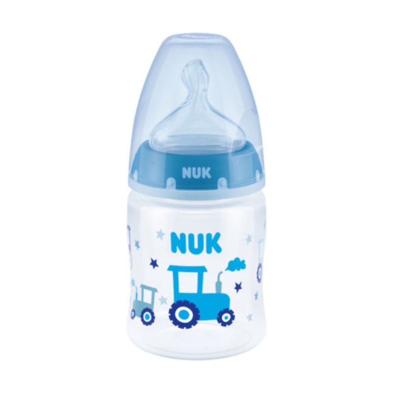 Πλαστικό Μπιμπερό Nuk 120ml Blue Cars