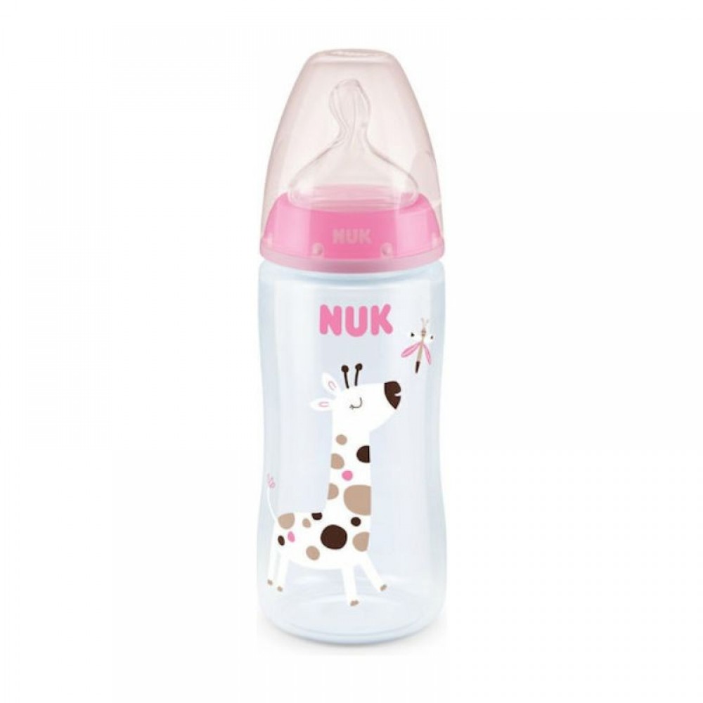 Πλαστικό Μπιμπερό Nuk 300ml Pink Lama Πλαστικό Μπιμπερό Nuk 300ml Pink Lama