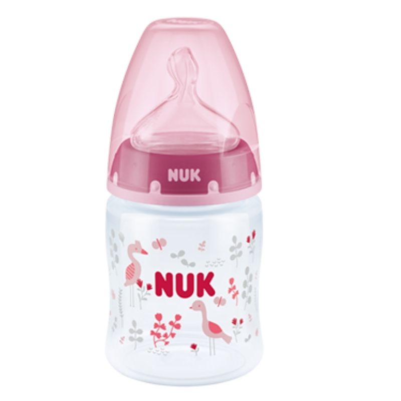 Μπιμπερό πολυπροπυλενίου (PP) NUK First Choice Plus 150ml με θηλή Silic Pink