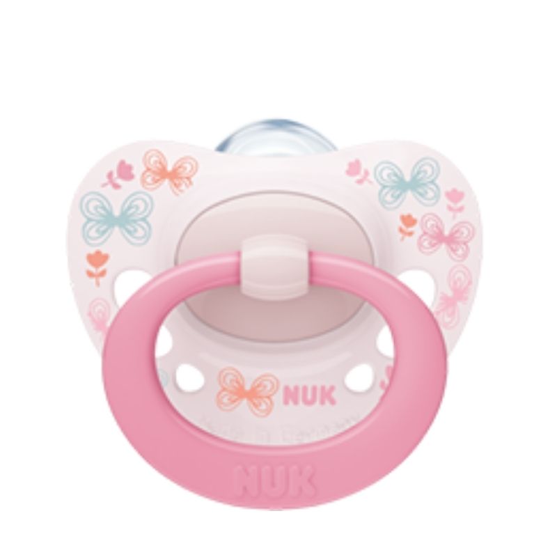 Πιπίλα NUK Signature Pink Butterflies 0-6m