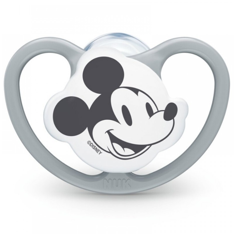 Πιπίλα NUK Space Mickey Grey 18-36m