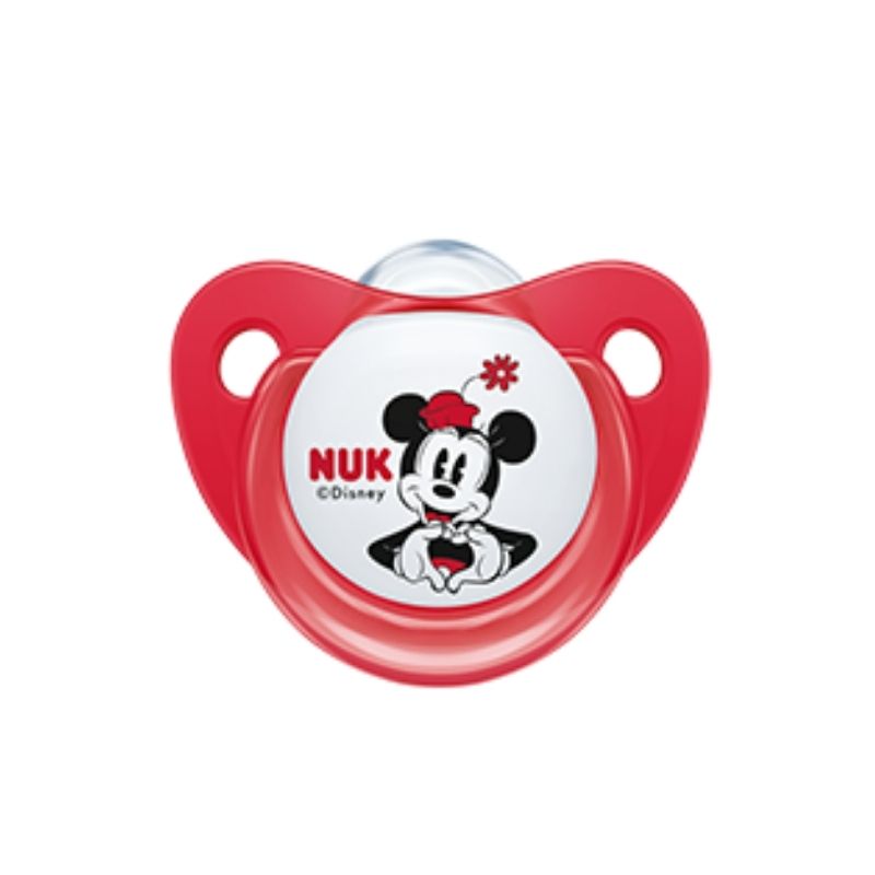 Πιπίλα Σιλικόνης NUK Trendline Disney Minnie 6-18m Red