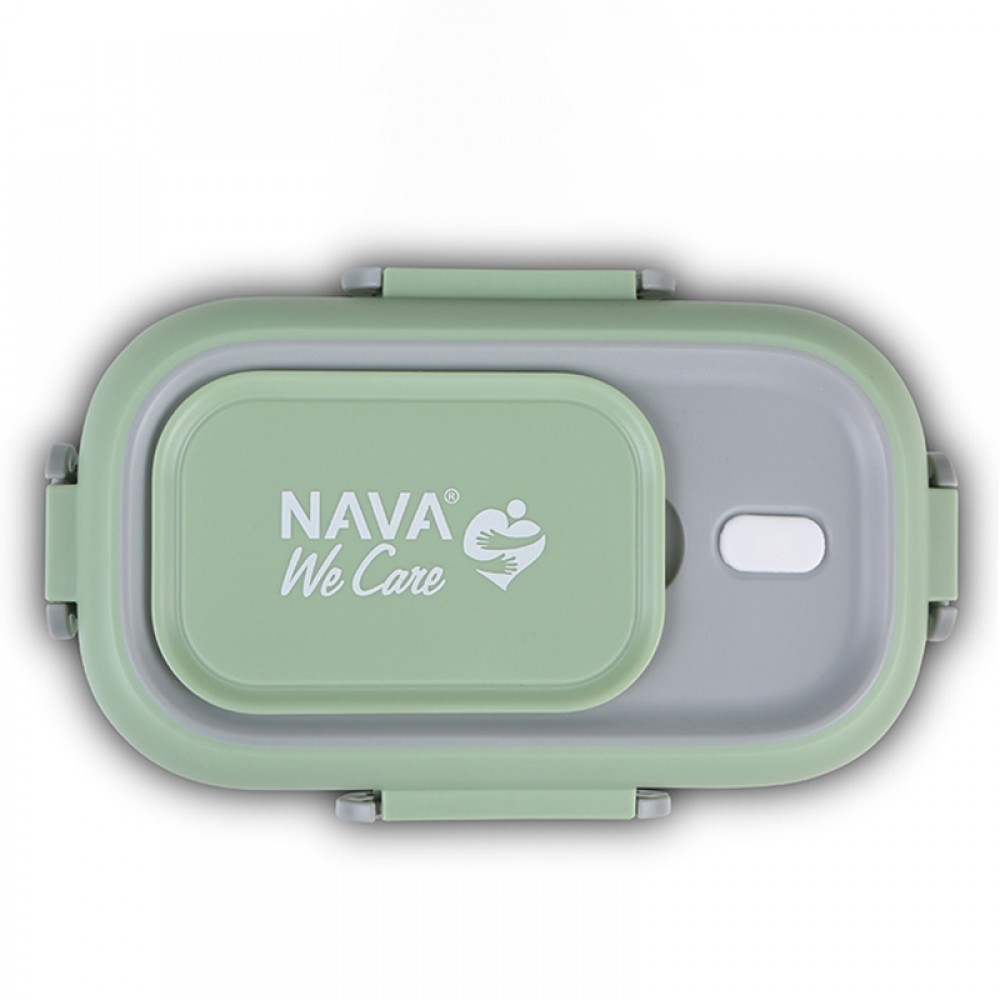 Ανταλλακτικό Καπάκι Δοχείου Αποθήκευσης Φαγητού Ανοξείδωτου Nava We Care Green