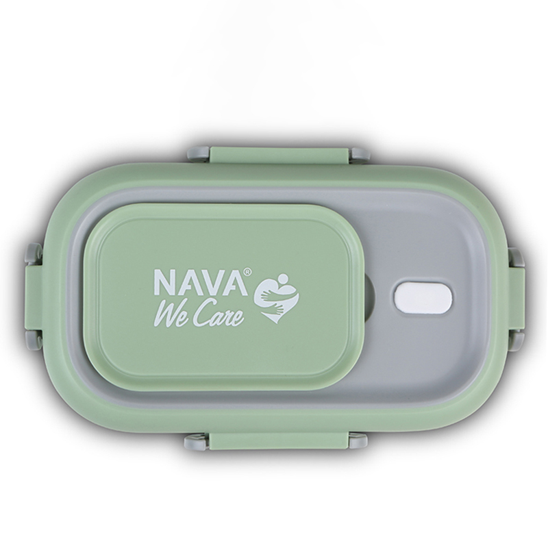 Ανταλλακτικό Καπάκι Δοχείου Αποθήκευσης Φαγητού Ανοξείδωτου Nava We Care Green