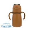 Θερμός Μπουκάλι Nava We Care 300ml Brown Bear