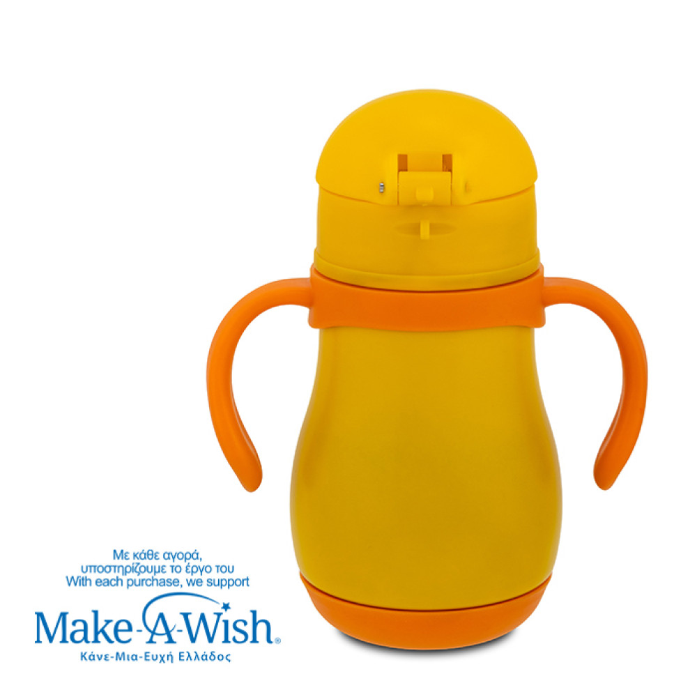 Θερμός Μπουκάλι Nava We Care 300ml Yellow Duck
