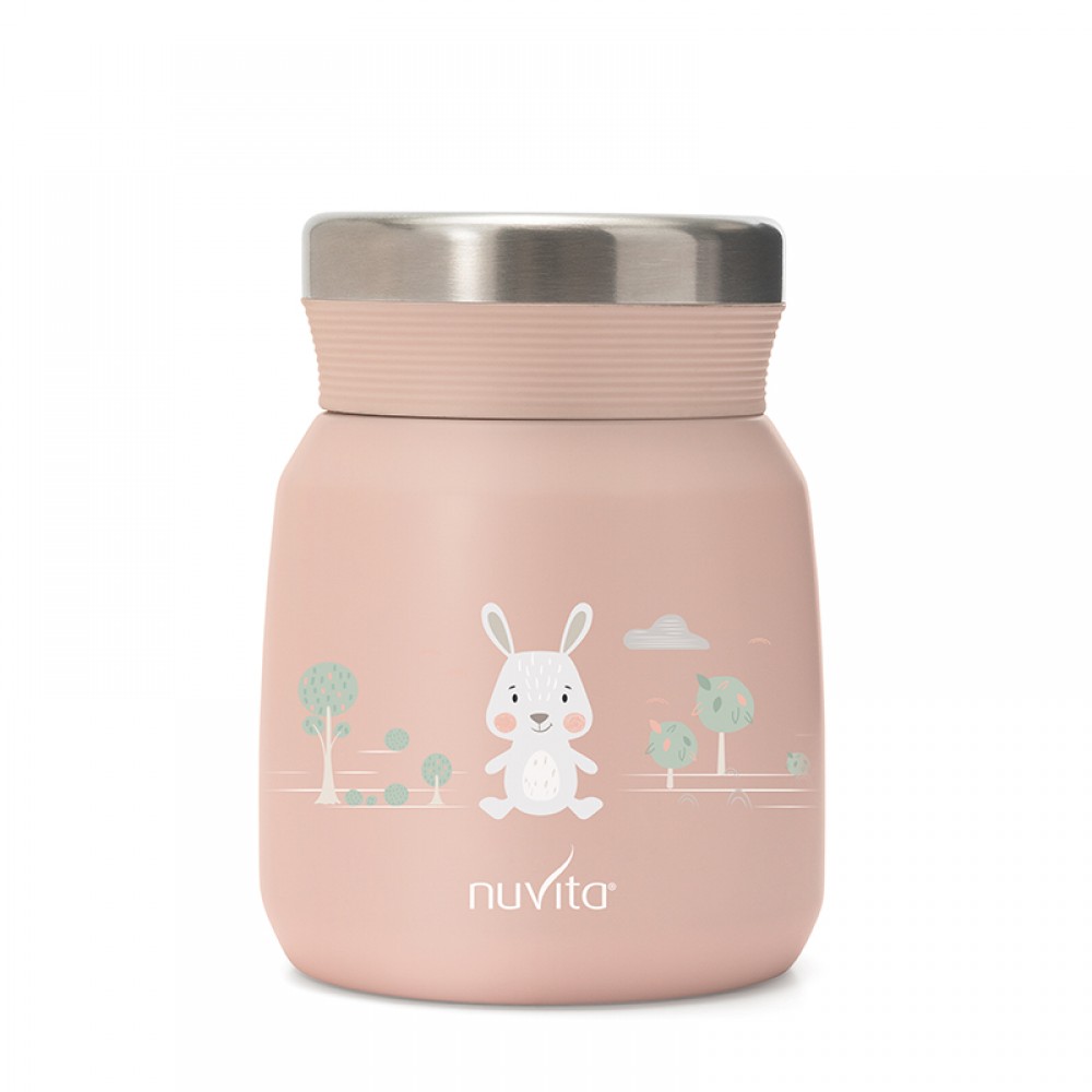 Θερμός Φαγητού Ανοξείδωτος Nuvita 300ml English Rose