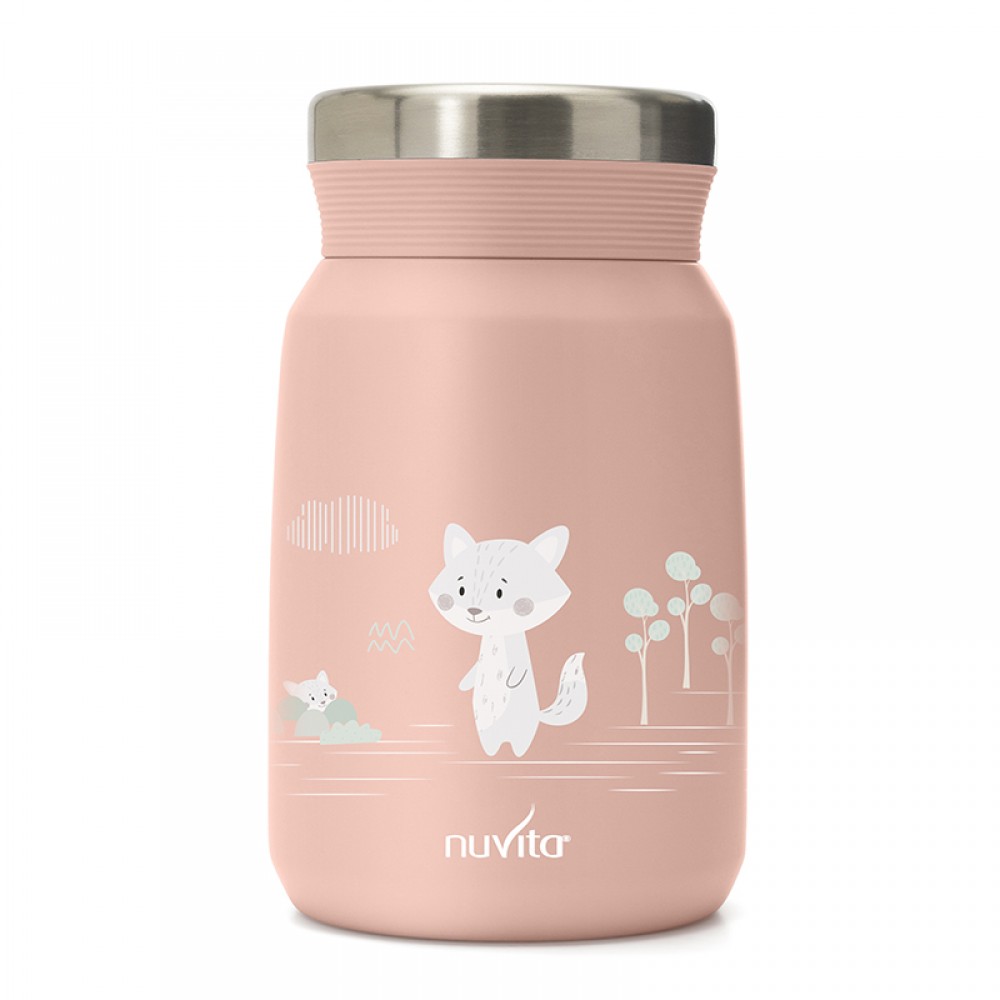 Θερμός Φαγητού Ανοξείδωτος Nuvita 500ml English Rose
