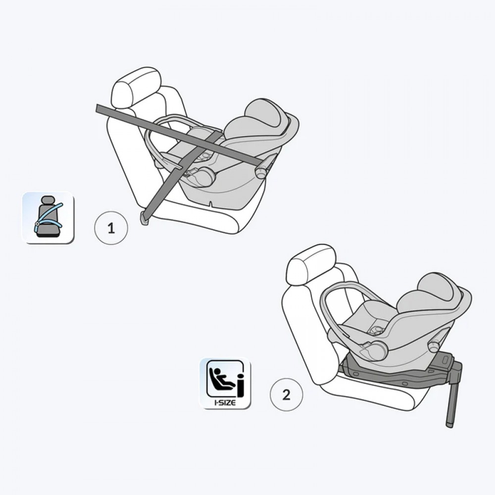 Κάθισμα αυτοκινήτου Peg Perego Primo Viaggio SLK i-Size City Grey