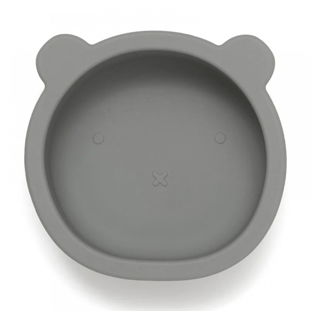 Μπολ Φαγητού Σιλικόνης Petit Monkey Bear Pewter Green Μπολ Φαγητού Σιλικόνης Petit Monkey Bear Pewter Green