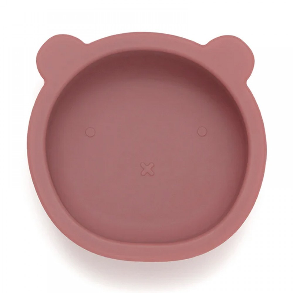 Μπολ Φαγητού Σιλικόνης Petit Monkey Bear Mahogany Rose Μπολ Φαγητού Σιλικόνης Petit Monkey Bear Mahogany Rose